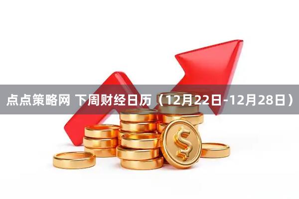 点点策略网 下周财经日历（12月22日-12月28日）