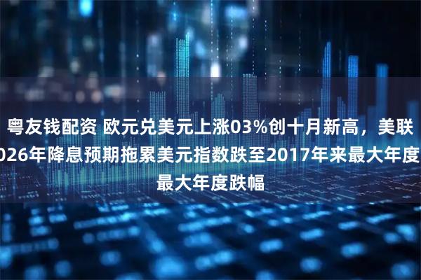 粤友钱配资 欧元兑美元上涨03%创十月新高，美联储2026年降息预期拖累美元指数跌至2017年来最大年度跌幅
