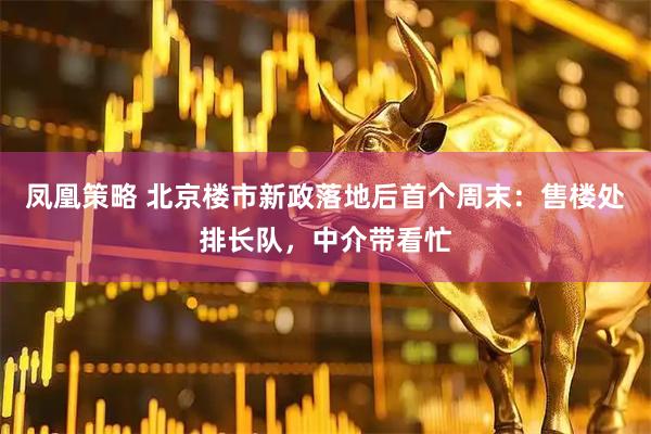 凤凰策略 北京楼市新政落地后首个周末：售楼处排长队，中介带看忙